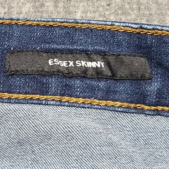 Jones New York Womens Jeans 6 Blue Essex Skinny Festival Party Denim Pants - Picture 6 of 10